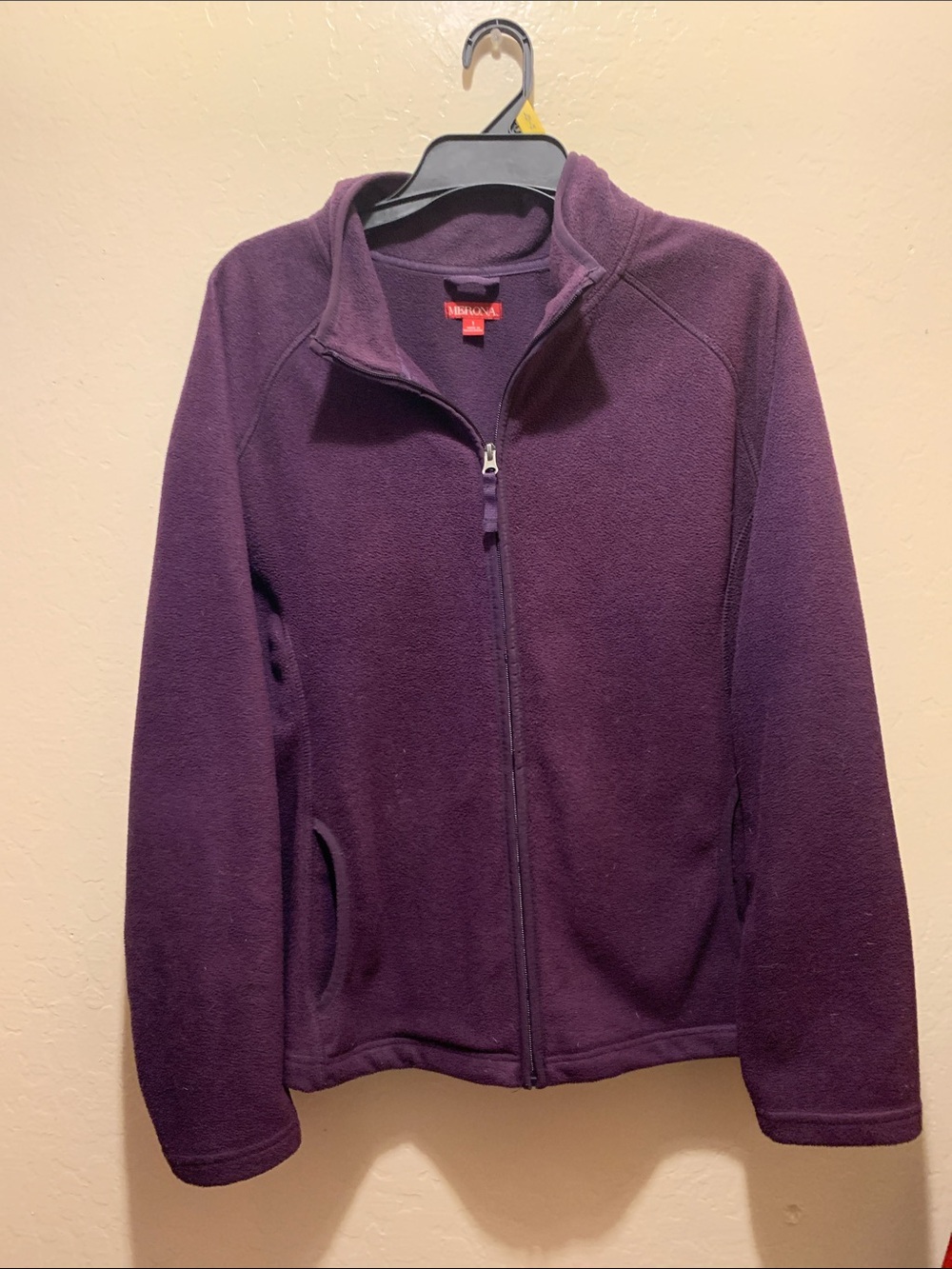Merona Purple Full-Zip Fleece Jacket